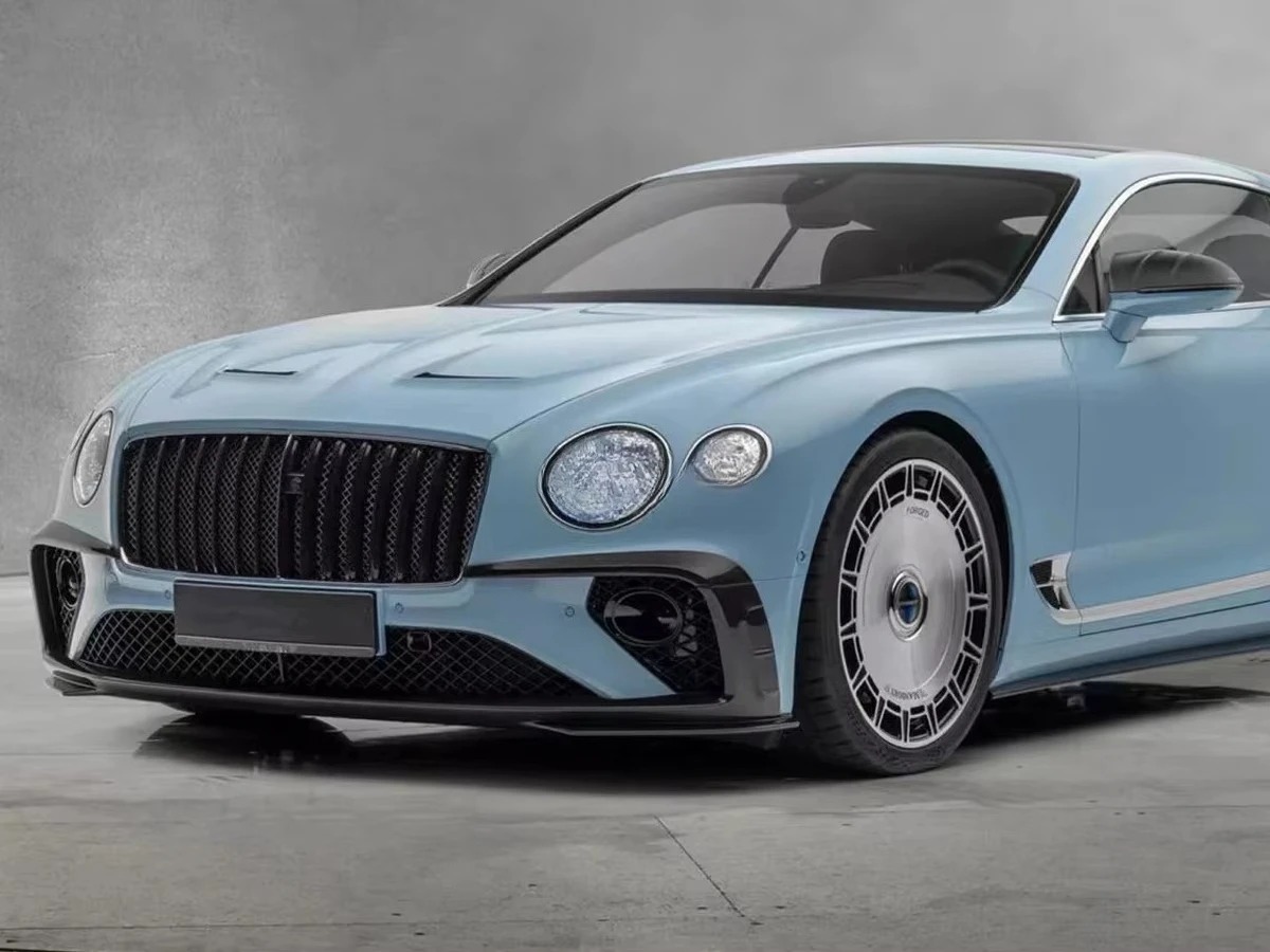 Continental GT M Style Dry Carbon Fiber Body Kit Automotive Accessories Front Bumper Grille for  Continental GT